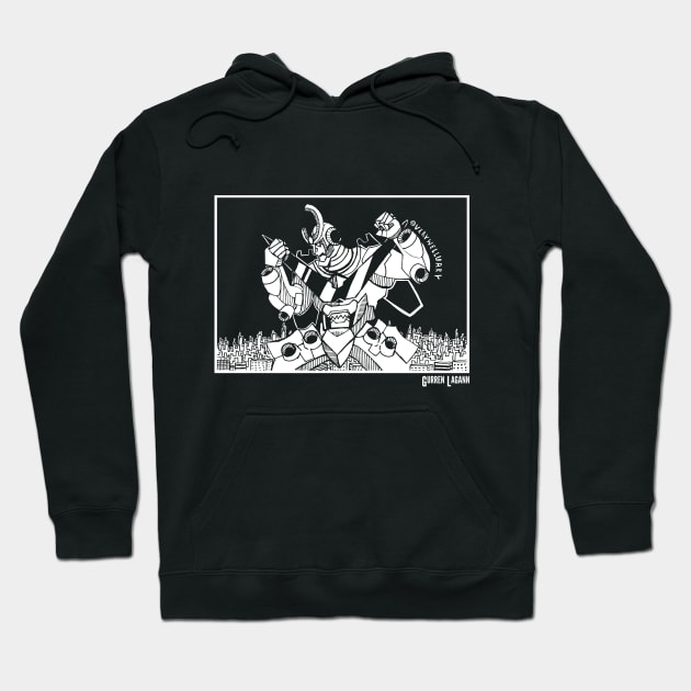 Gurren Lagann (LIGHT Hoodie by VeryWellVary